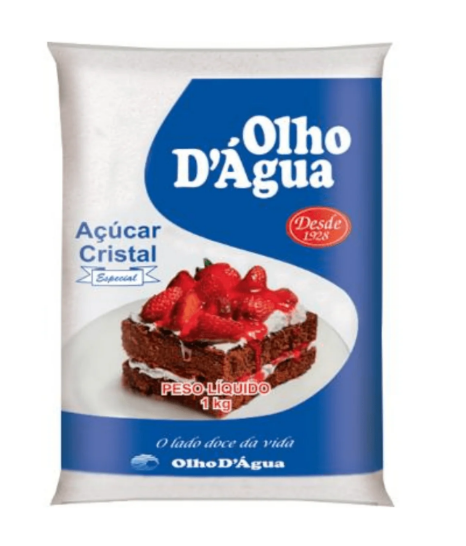 ACUCAR OLHO AGUA CRISTAL