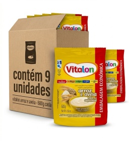 UN  MINGAU VITALON ARR/AVEIA 600G