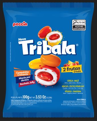 PECCIN SM BALA TRIBALA 2 FRUTAS SORTIDAS
