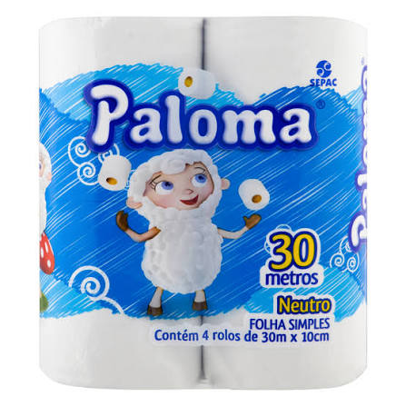 PAPEL HIG PALOMA NEUTRO FS 4R 30M