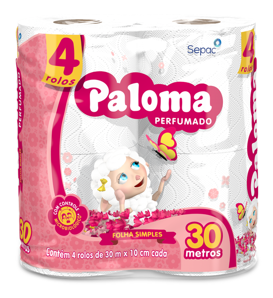PAPEL HIG PALOMA PERFUMADO FS 4R 30M