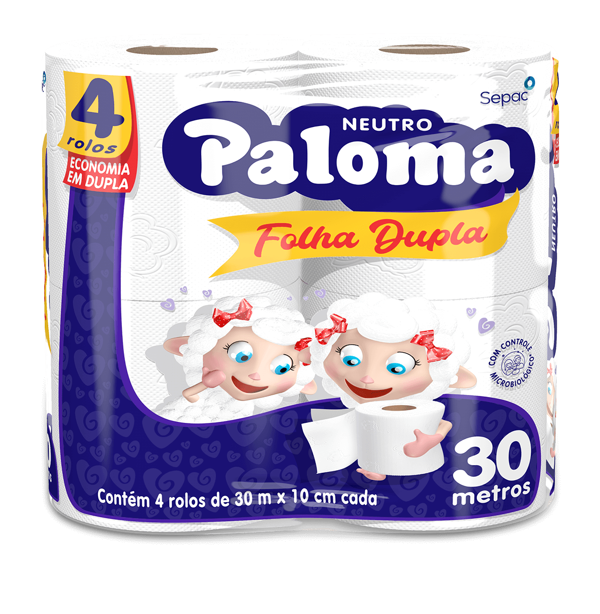 PAPEL HIG PALOMA NEUTRO FD 4R 30M