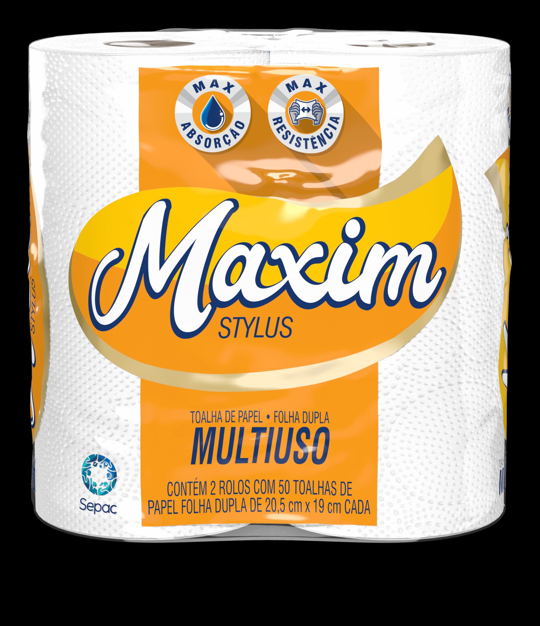 PAPEL TOALHA MAXIM STYLUS 100F