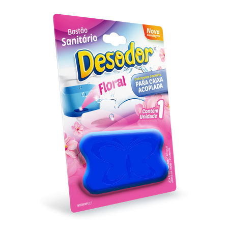 UND DESODOR BASTAO P/ CX ACOPLADA FLORAL
