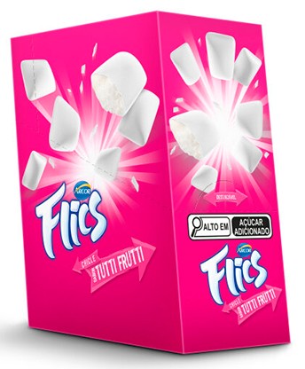 ARCOR CHICLE FLICS TUTTI FRUTTI