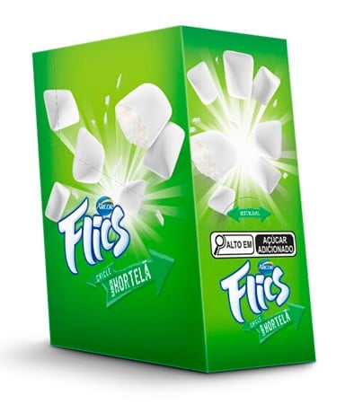 ARCOR CHICLE FLICS HORTELA