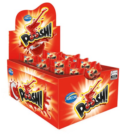 ARCOR CHICLE POOSH MORANGO