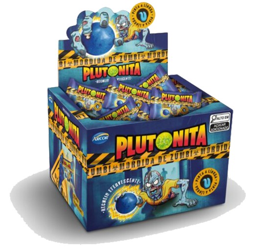 ARCOR CHICLE PLUTONITA MORDIDA ZUMBI