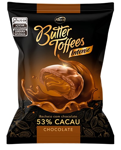 ARCOR BALA BUTTER TOFFEES 53 CACAU