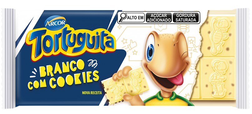 ARCOR TABLETE TORTUGUITA CHO BCO COOKIE