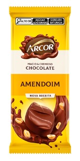 ARCOR TABLETE CHOCOLATE AMENDOIM