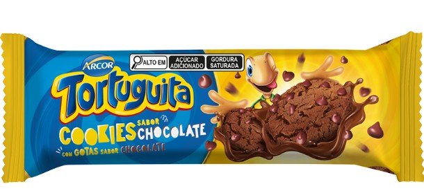 BISCOITO COOKIES TORTUGUITA CHOCOLATE