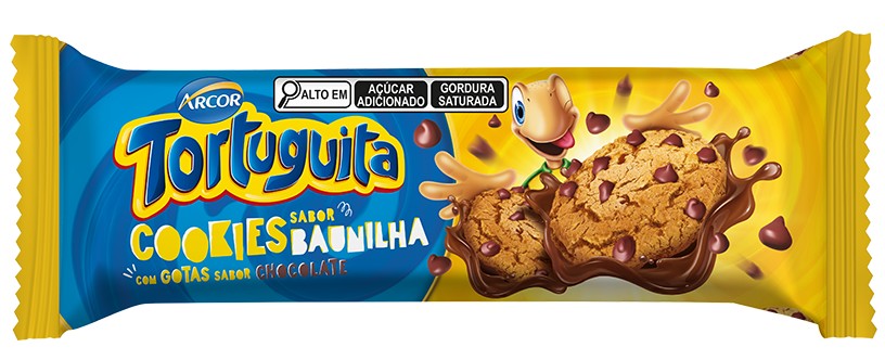 BISCOITO COOKIES TORTUGUITA BAUNILHA
