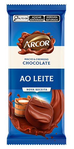 ARCOR TABLETE CHOCOLATE AO LEITE