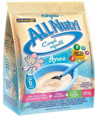 ALL NUTRI MINGAU ARROZ SH 180G