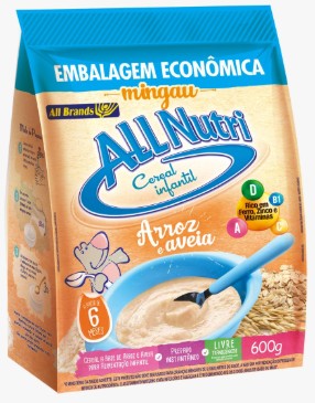 ALL NUTRI MINGAU ARROZ E AVEIA SH 600G