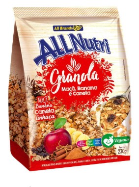 ALL NUTRI GRANOLA MAÇA, BANANA E CANELA