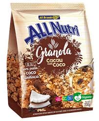 ALL NUTRI GRANOLA CACAU COM COCO