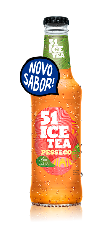 DRINK 51 ICE TEA E PESSEGO