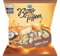 ARCOR BALA BUTTER TOFFEES COCO 400G