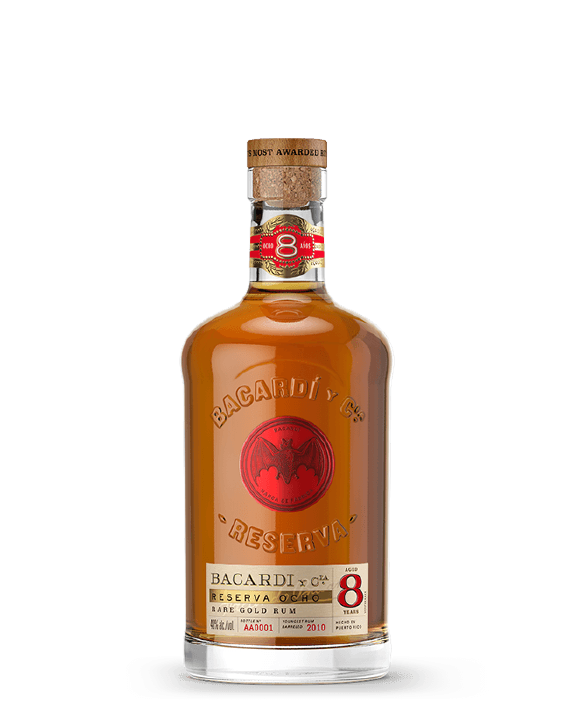 RUM BACARDI 8 ANOS