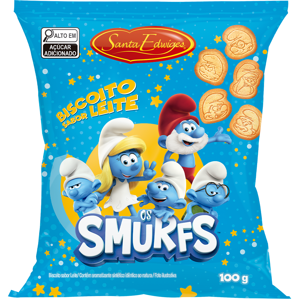 BISC S.EDWIRGES LEITE SMURFS