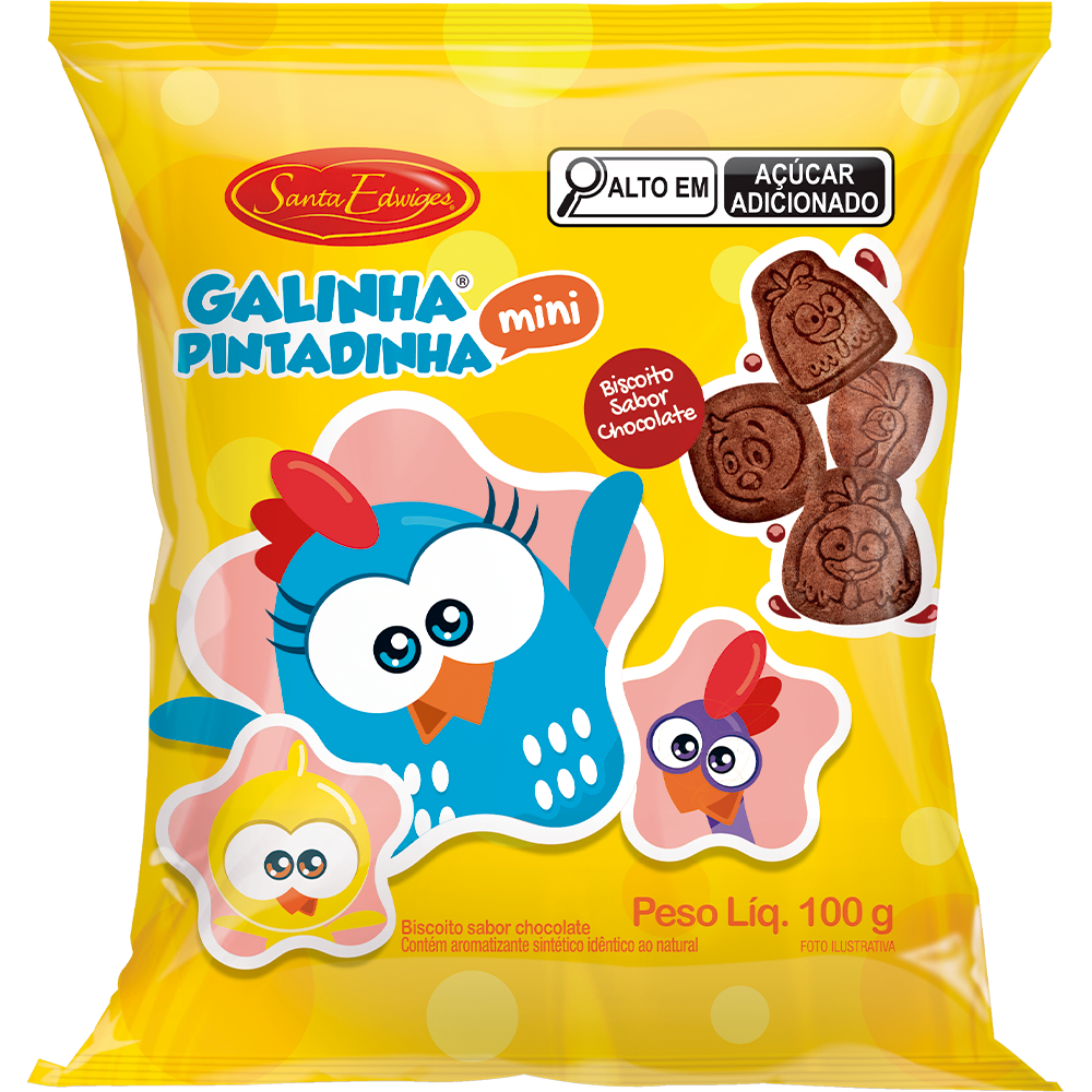 BISC S.EDWIRGES CHOCO G.PINTADINHA