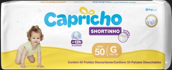 FRALDA CAPRICHO SHORTINHO HIPER G