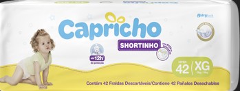 FRALDA CAPRICHO SHORTINHO HIPER XG