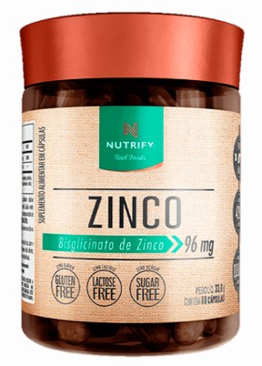 NUTRIFY ZINCO QUELATO BISGLICINATO
