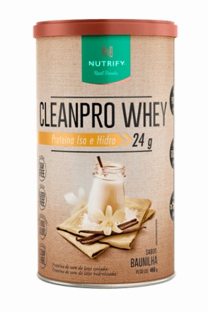 NUTRIFY CLEANPRO WHEY BAUNILHA 450G