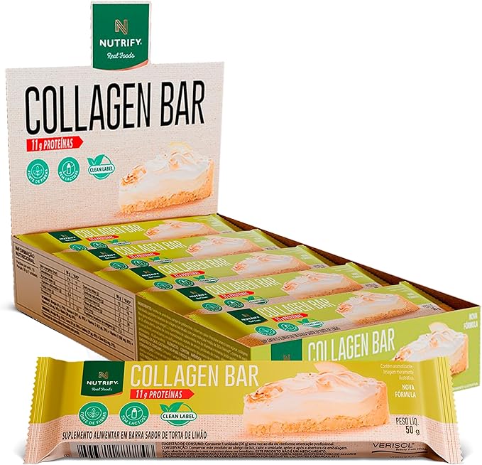 NUTRIFY COLLAGEN BAR TORTA DE LIMÃO
