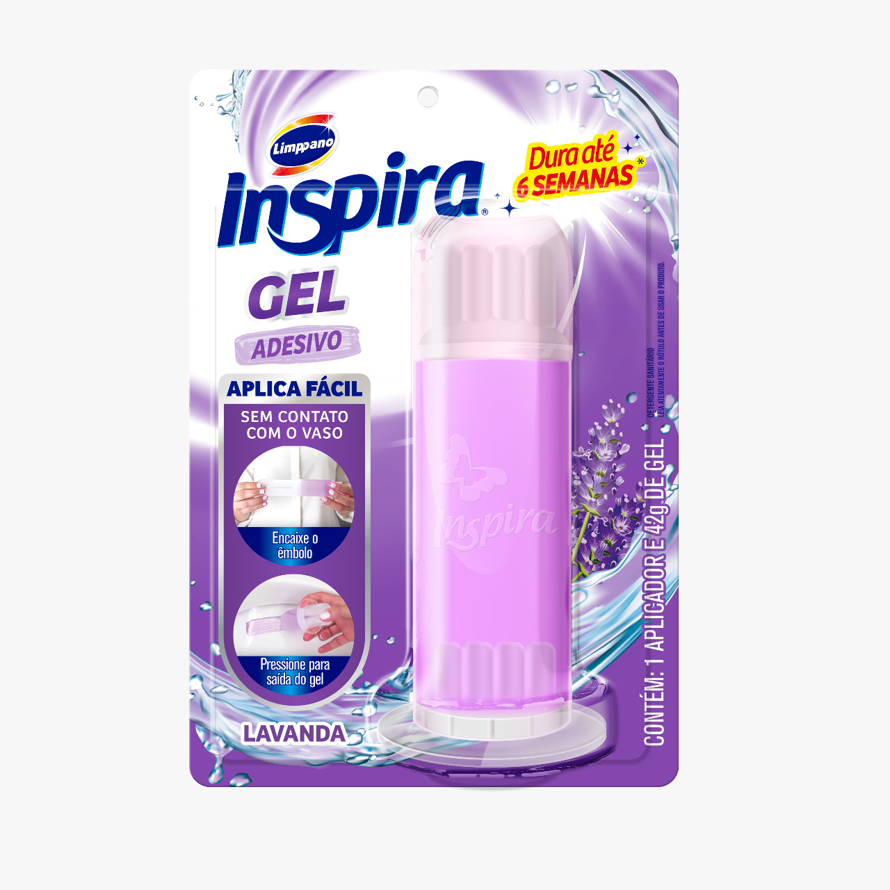 INSPIRA GEL ADESIVO APLIC. LAVANDA