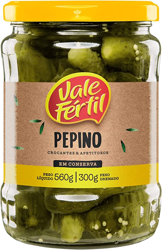 PEPINO EM CONSERVA VALE FERTIL VD