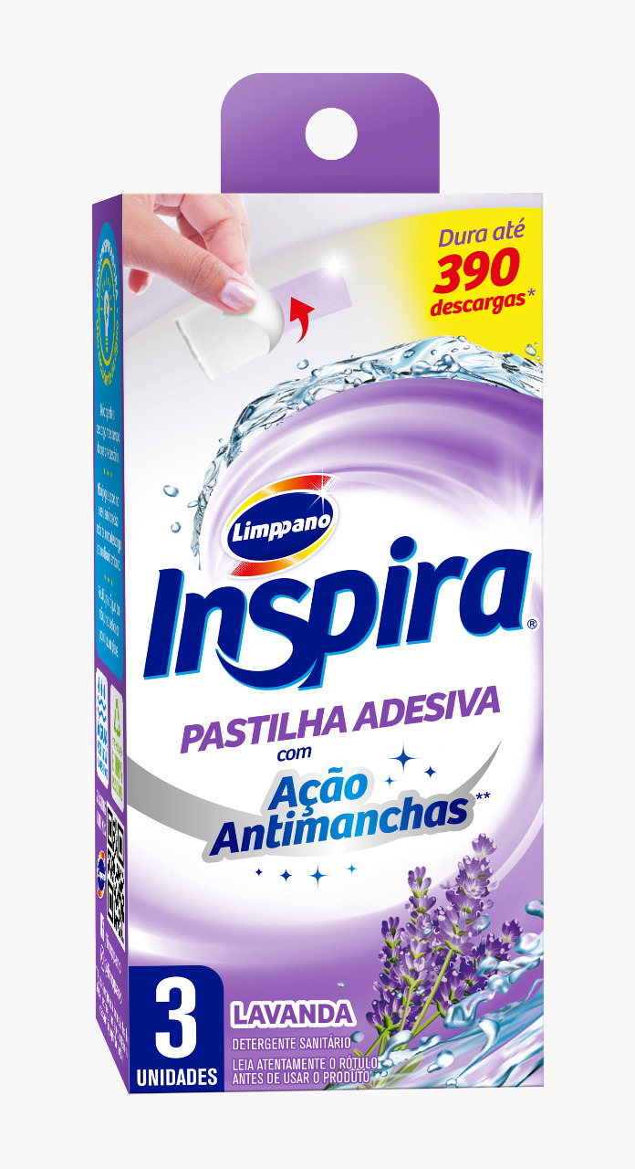 INSPIRA PASTILHA  ADESIVA LAVANDA