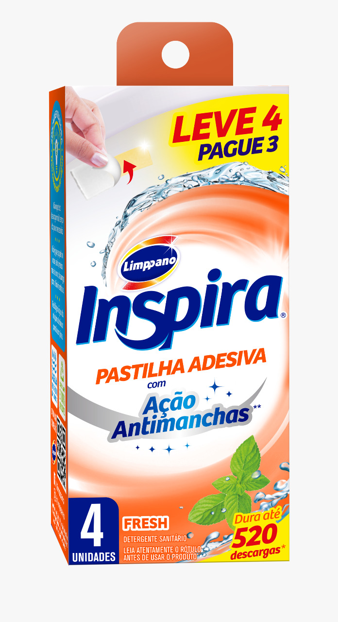 INSPIRA PASTILHA  ADESIVA FRESH