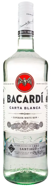 RUM BACARDI CARTA BLANCA 