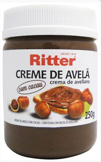 CREME DE AVELA RITTER  COM CACAU 620