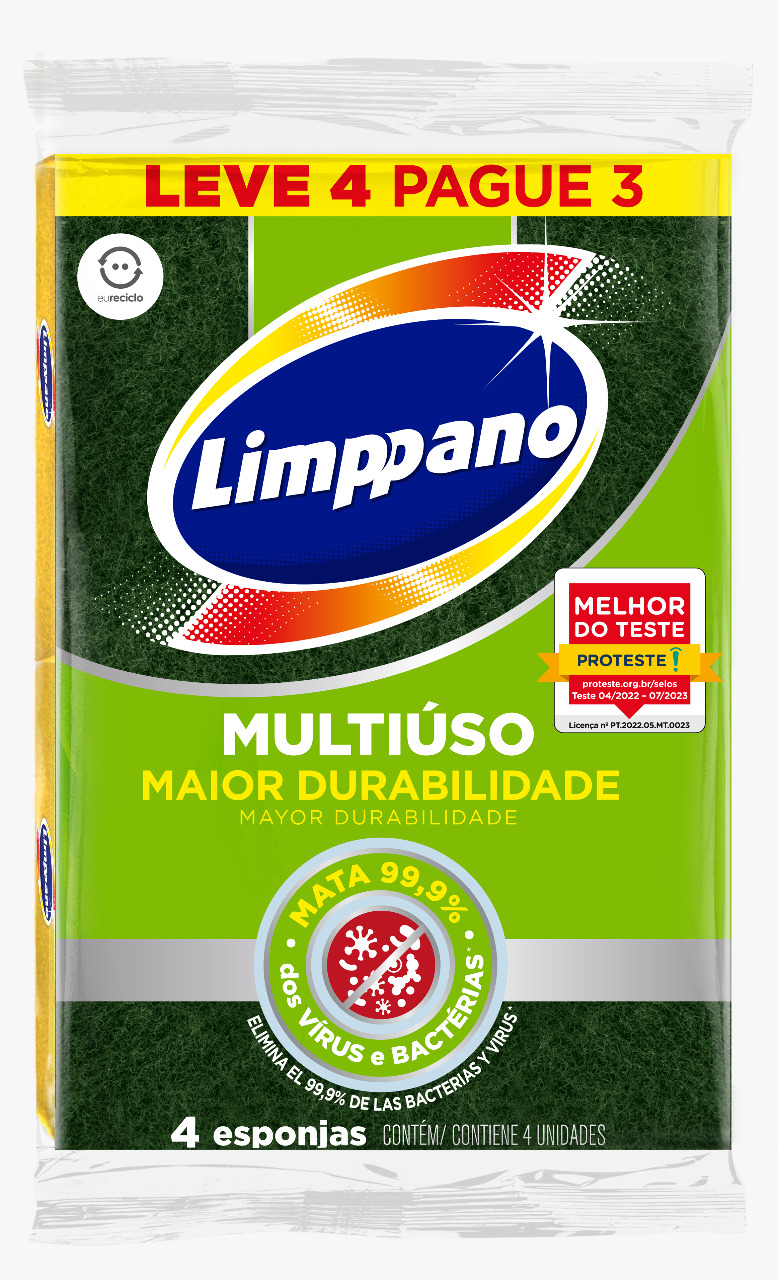 ESPONJA MULTIUSO LIMPPANO L4P3