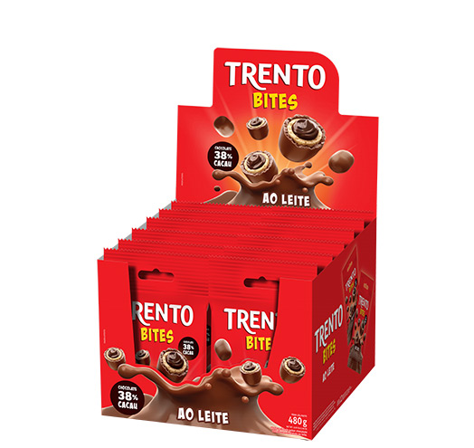 PECCIN WAFER TRENTO BITES AO LEITE 91141
