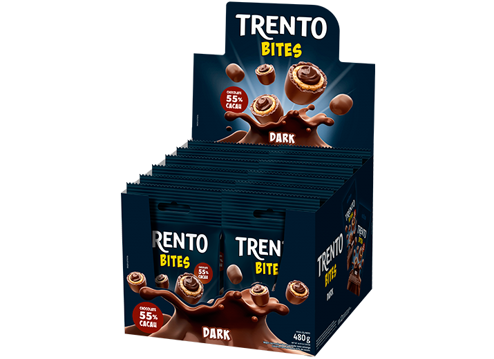 PECCIN WAFER TRENTO BITES DARK 91142