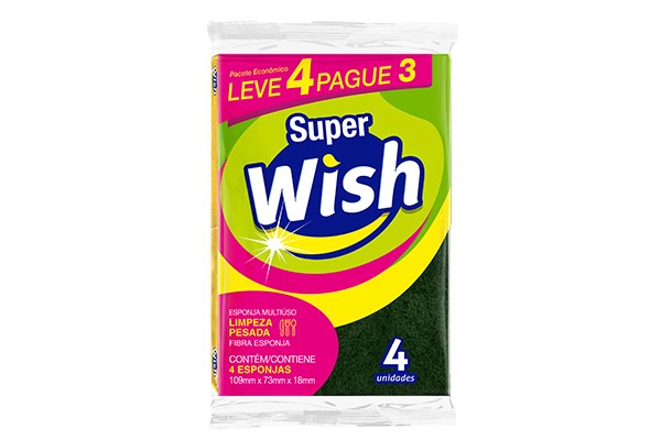 WISH ESPONJA MULTIUSO SUPER L4P3