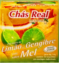 CHA REAL LIMAO GENGIBRE MEL L006