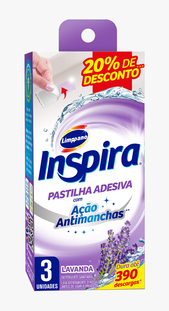 INSPIRA PASTILHA  ADESIVA 20%DESC  LAVAN