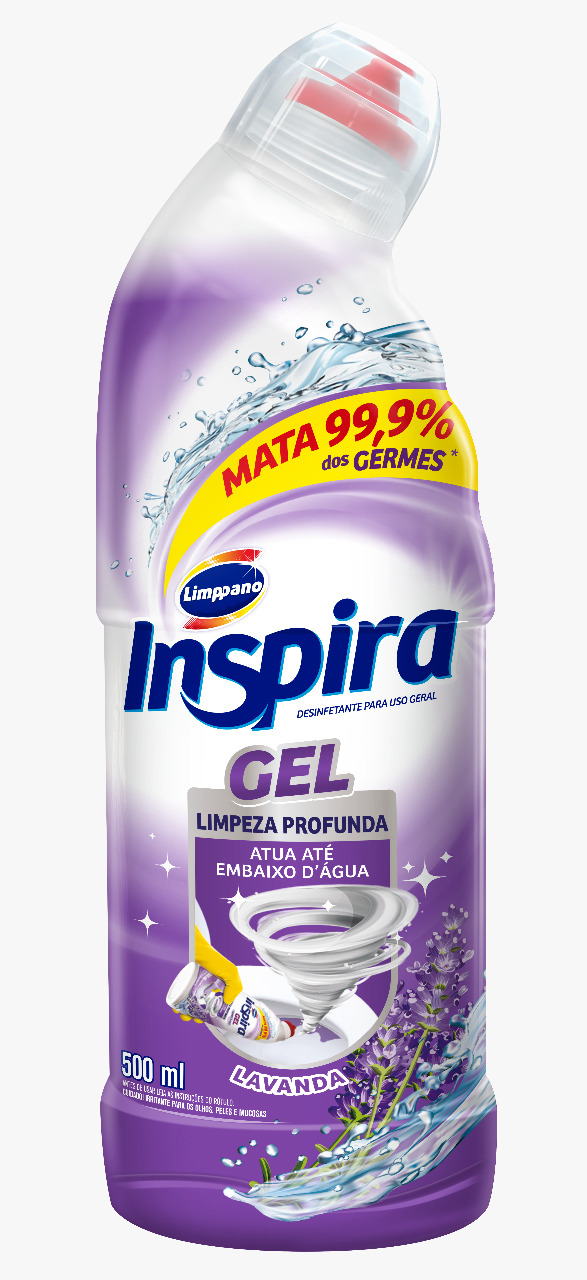 INSPIRA GEL LIMPADOR SANIT. LAVANDA