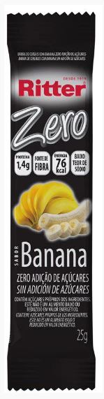 BAR. ZERO ACUCAR RITTER CER. BANANA 7655