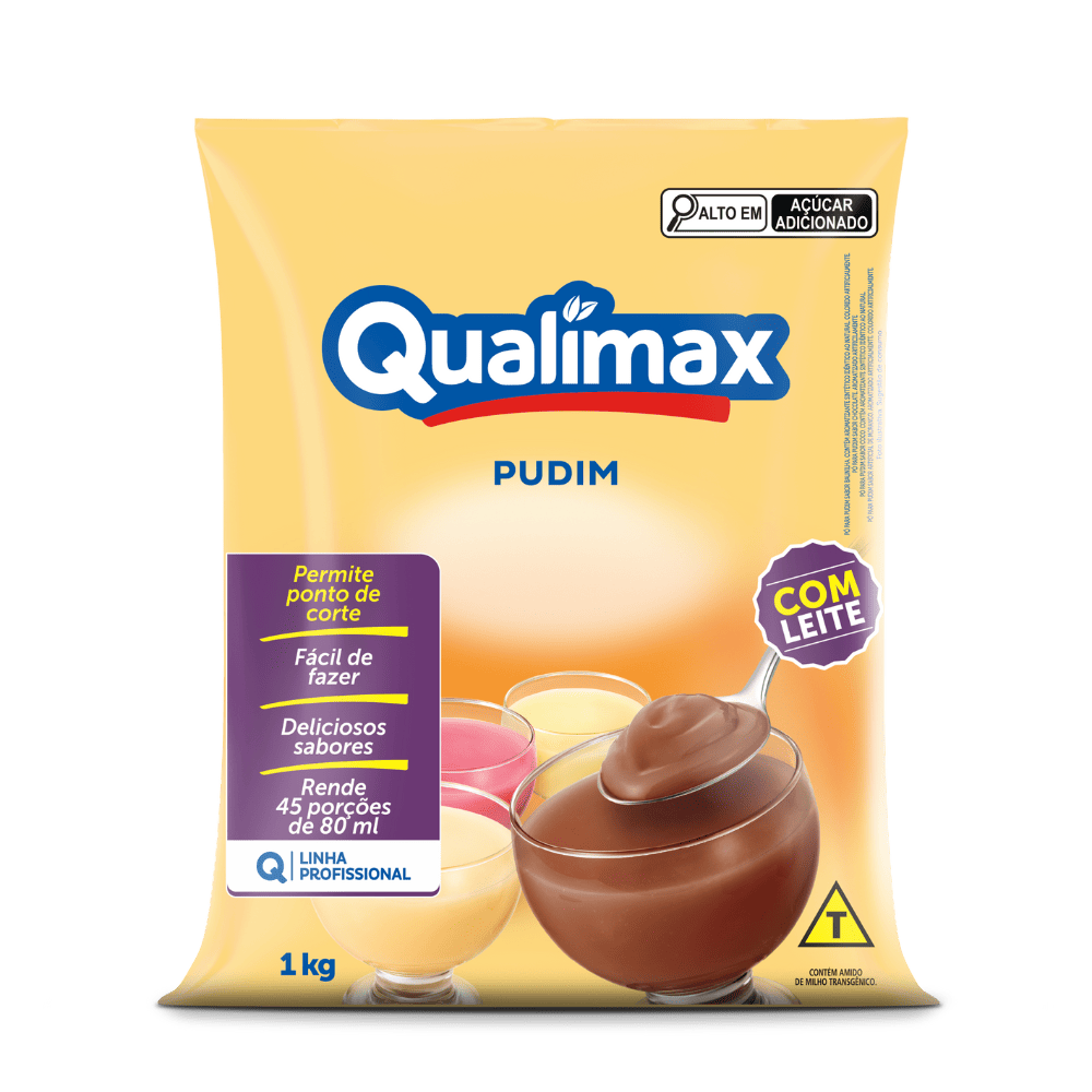 QUALIMAX PUDIM BAUNILHA C/LEITE
