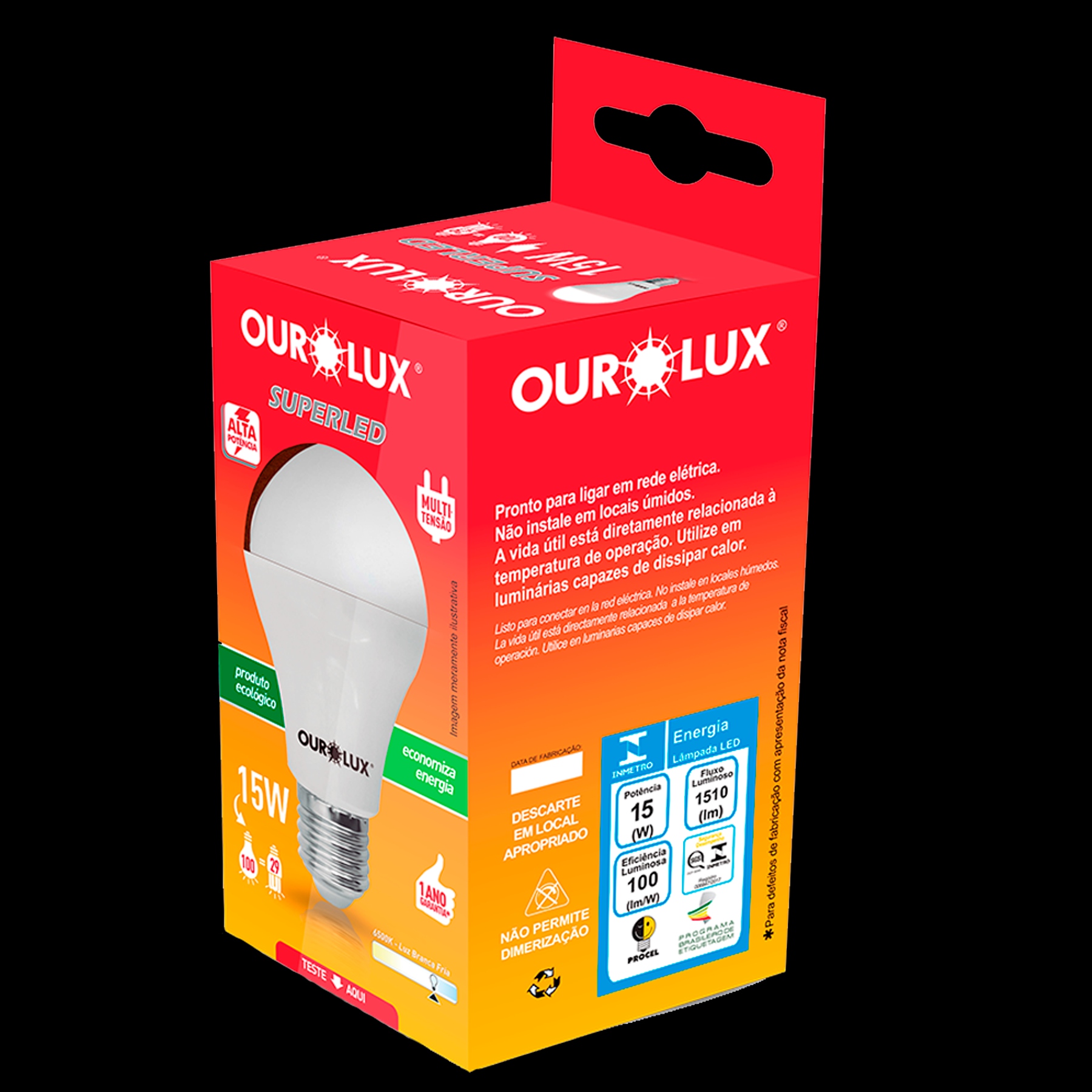 OUROLUX LAMP. SUPERLED 15W