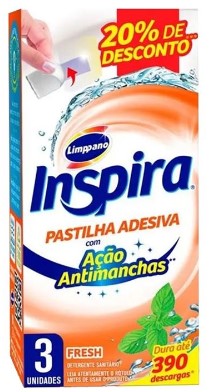 INSPIRA PASTILHA  ADESIVA 20%DESC FRESH