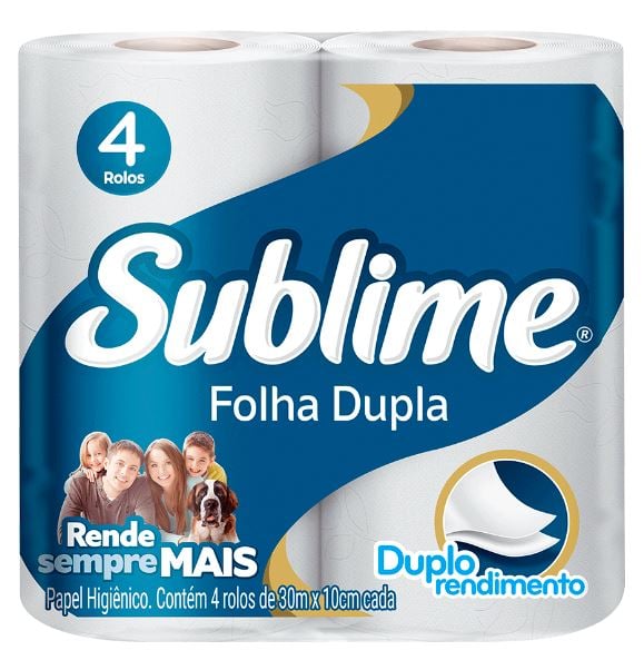 PAPEL HIG SUBLIME FD 4R 30M